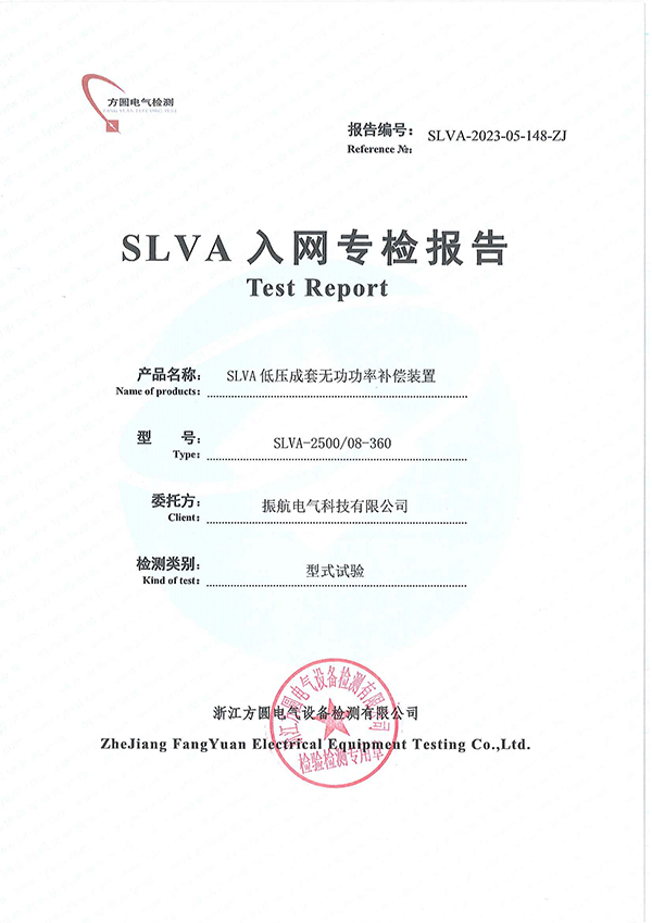 SLVA-2500入网专检报告